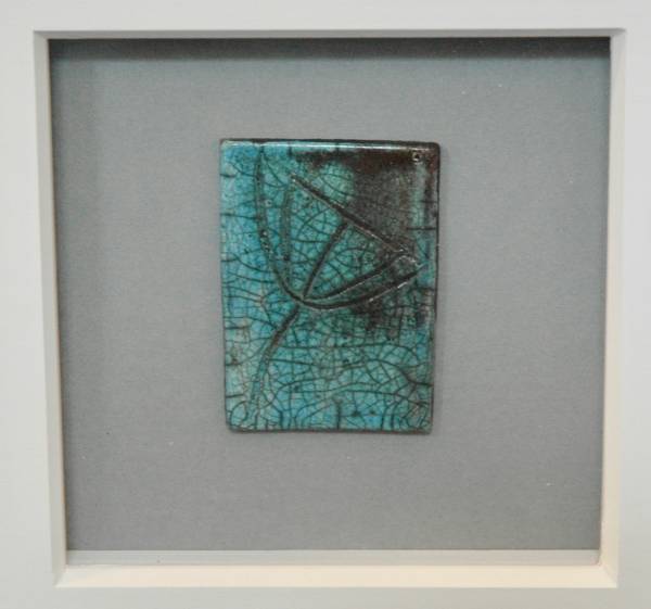 - a Ceramic by Jo Coffey, measuring 8 x 6 cm (H x W) framed at 19 x 19 cm £32